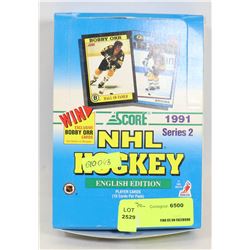 SCORE NHL HOCKEY CARDS 1991 SERIES 2
