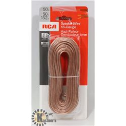 100 FT OF RCA SPEAKER WIRE 18GAUGE