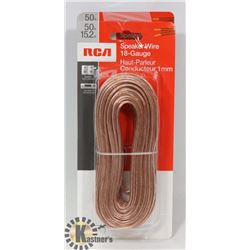 100 FT OF RCA SPEAKER WIRE 18GAUGE