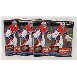 4 SEALED PACKS 2015/16 UPPER DECK