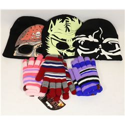 1 BAG OF GLOVES & TOQUES