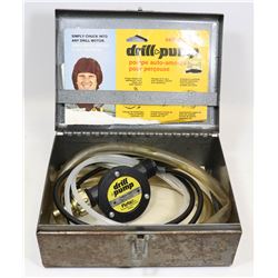 FLOTEX DRILL PUMP WITH METAL CASE