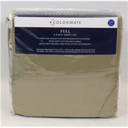 COLORMATE 4PC SHEET SET / FULL