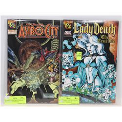 CHAOS COMICS LADY DEATH & HOMAGE COMICS ASTRO CITY