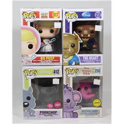 LOT OF 4 ASSORTED FUNKO POPS