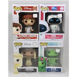 LOT OF 4 ASSORTED FUNKO POPS