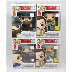 LOT OF 4 ASSORTED FUNKO POPS