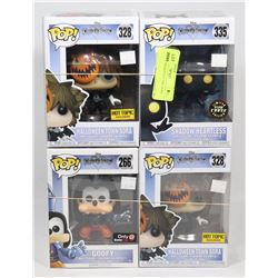 LOT OF 4 ASSORTED FUNKO POPS