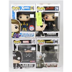 LOT OF 4 ASSORTED FUNKO POPS