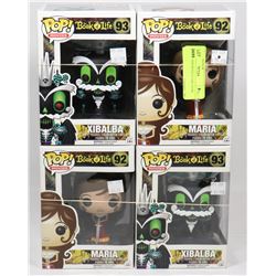 LOT OF 4 ASSORTED FUNKO POPS