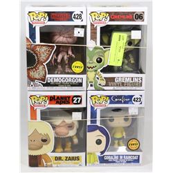 LOT OF 4 ASSORTED FUNKO POPS