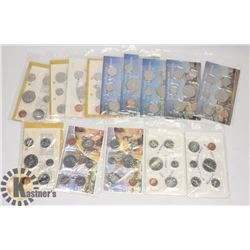 1968-1982 LOT OF 14 VARIOUS CANADA PROOF-LIKE MINT