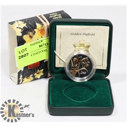 GOLDEN DAFFODIL SILVER&GOLD COIN