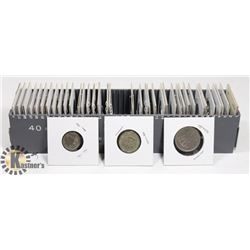 ESTATE COIN COLLECTION IN 2X2 HOLDERS