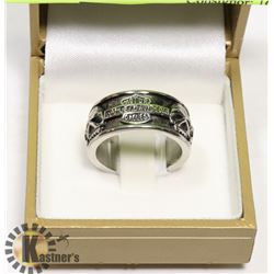 HARLEY DAVIDSON MOTOR CYCLES WITH SKULL BAND SZ 10