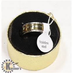 NEW STAINLESS STEEL RING SIZE 9.