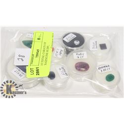 OVER 115 TOTAL CARATS OF VARIOUS GENUINE RUBY,