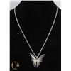 Image 1 : NEW LADIES 3D BUTTERFLY PENDANT AND NECKLACE SET
