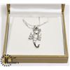 Image 1 : NEW LUCKY SCORPION SILVER TONE PENDANT NECKLACE