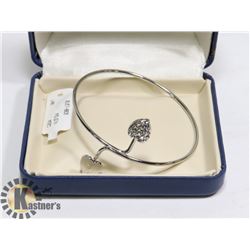 NEW FASHION RHINESTONE LOVE HEART BANGLE