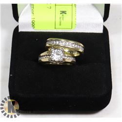 NEW GOLD PLATED RING SZ 7