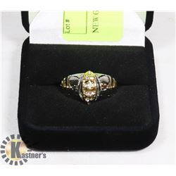 NEW GOLD PLATED RING SZ 7