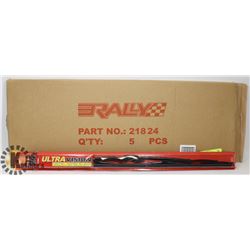PACK OF 5 NEW 24" ULTRA VISION WIPER BLADES