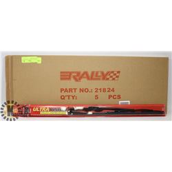PACK OF 5 NEW 24" ULTRA VISION WIPER BLADES