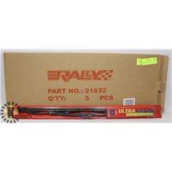 PACK OF 5 NEW 22" ULTRA VISION WIPER BLADES