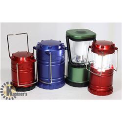 LOT OF 4 EDDIE BAUER LANTERNS