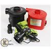 Image 1 : LOT OF 2 PORTABLE AIR PUMP BATTERY OPERATED