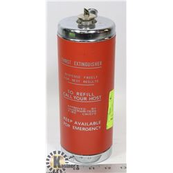 VINTAGE MUSICAL FIRE EXTINGUISHER DECANTER