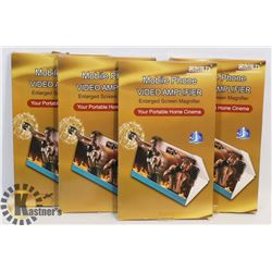 LOT OF 4 MOBILE PHONE VIDEO AMPLIFIER