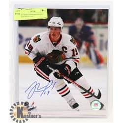 JONATHAN TOEWS SIGNED 8X10 PHOTO WITH COA