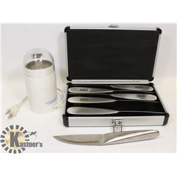 METALEX KNIFE SET & COFFEE GRINDER