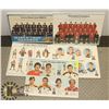 Image 1 : LOT OF 5 VINTAGE 70'S HOCKEY PICTURES ON