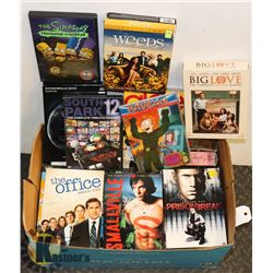 BOX OF 48 DVD TV SHOWS