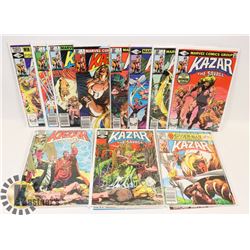 KA-ZAR THE SAVAGE #1-22 COMIC BOOKS