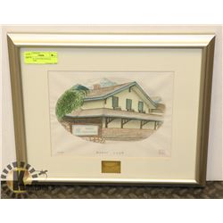 ORIGINAL COLOURED PENCIL "BANFF 1998"