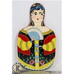 RUSSIAN HAND PAINTED CUTTING BOARD - UNUSED