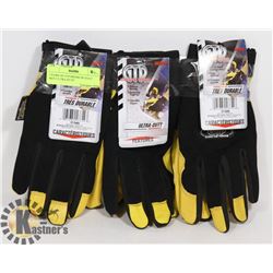 3 PAIRS OF GTP PREMIUM GOAT SKIN ULTRA-DUTY