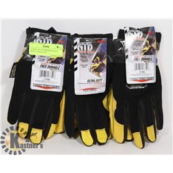 3 PAIRS OF GTP PREMIUM GOAT SKIN ULTRA-DUTY