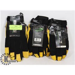 3 PAIRS OF BOB DALE GOATSKIN PERFORMANCE SIZE XL