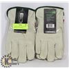 Image 1 : 2 PAIRS OF BDG LINED LEATHER DRIVER GLOVES SZ MED