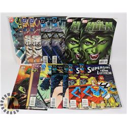 LOT OF 16 SHE HULK, SUPERGIRL, CAT WOMAN, WONDER