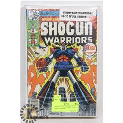 SHOWGUN  WARRIORS #1-20 FULL SERIES COMICS