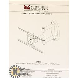 PREMIER MOUNTS AM 80 FLAT SCREEN WALL MOUNT NEW