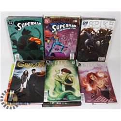 BOX OF COMICS - INCLUDING SUPERMAN, WILLOW