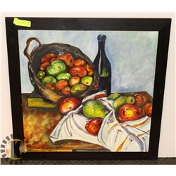 "STILL LIFE" OIL ON BOARD SIGNED BY ARTIST