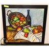 Image 1 : "STILL LIFE" OIL ON BOARD SIGNED BY ARTIST